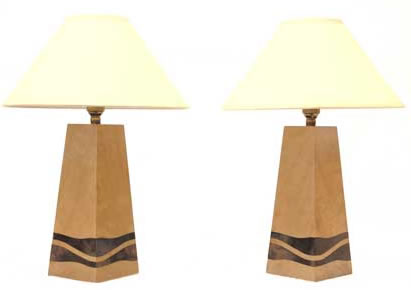 Bespoke designed bedside lights
