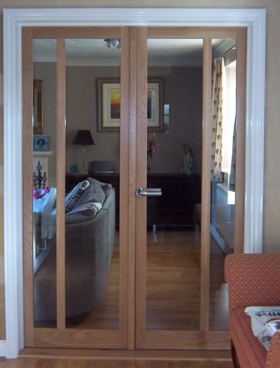 Glass door detail